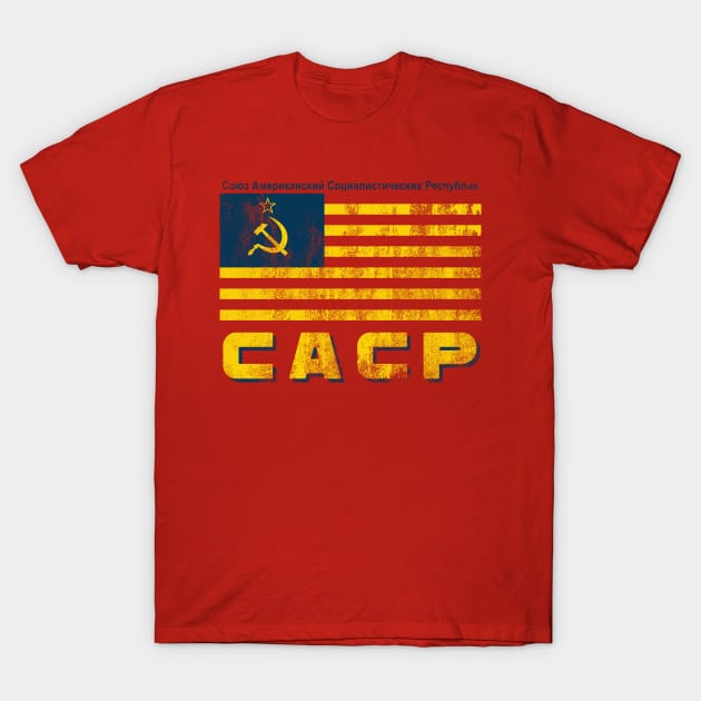 The Union of American Socialist Republics T-Shirt by Krobilad